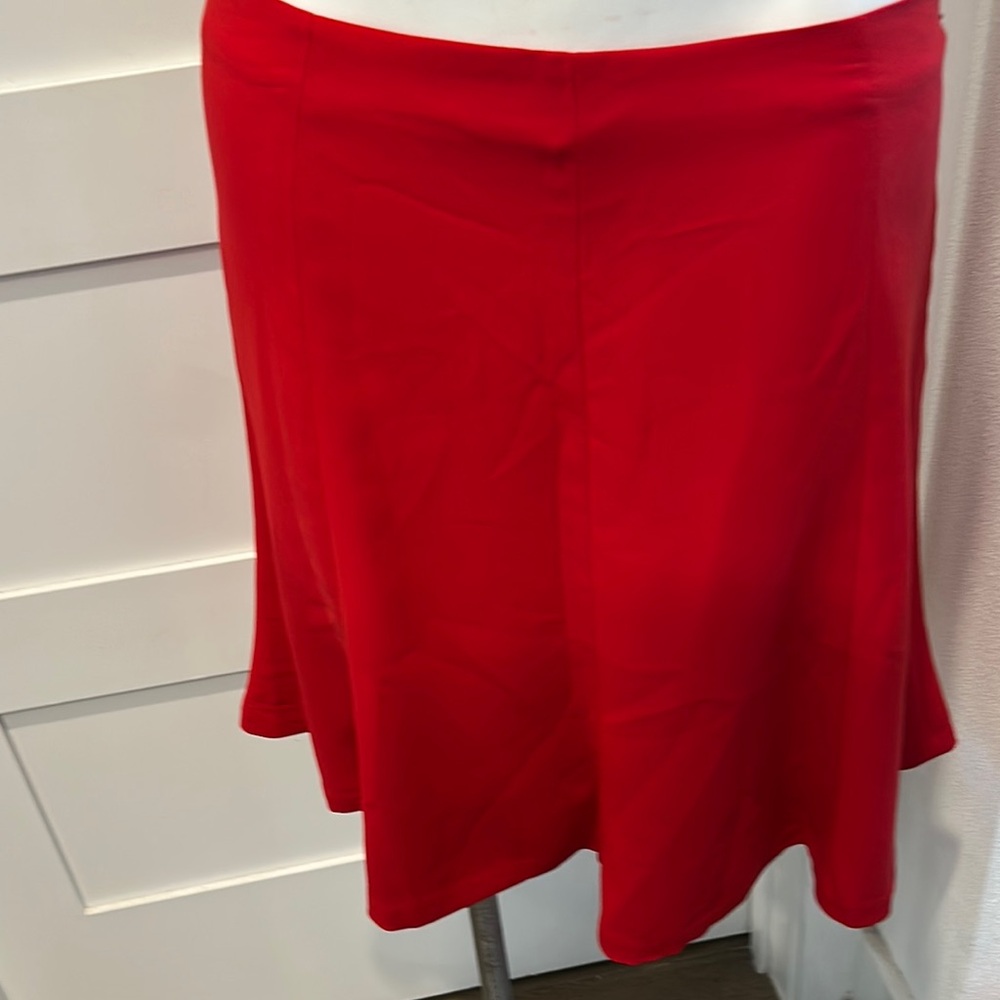 Lauren Ralph Lauren Red A-Line Skirt